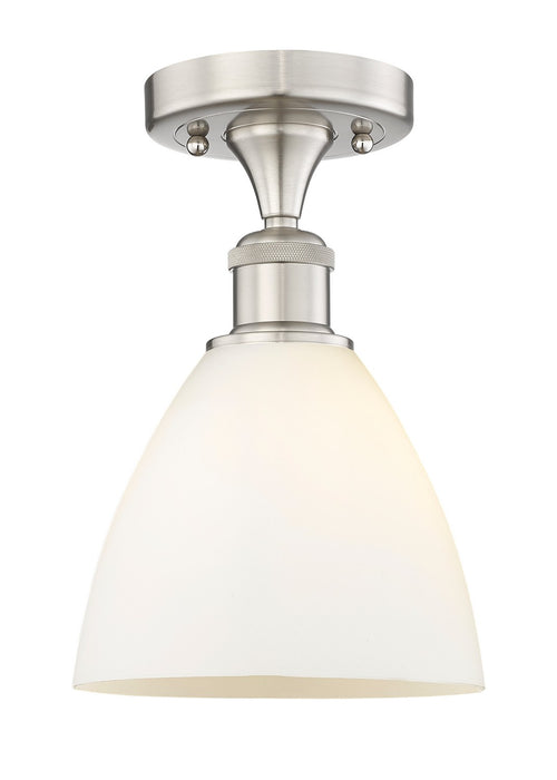 Innovations - 616-1F-SN-GBD-751 - One Light Semi-Flush Mount - Edison - Brushed Satin Nickel