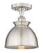 Innovations - 616-1F-SN-M14-SN - One Light Semi-Flush Mount - Edison - Brushed Satin Nickel