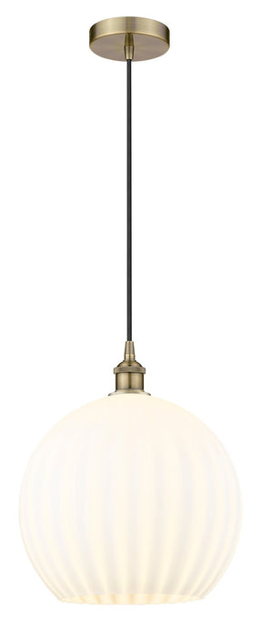 Innovations - 616-1P-AB-G1217-14WV - LED Pendant - Edison - Antique Brass