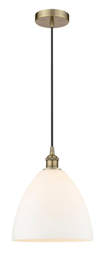 Edison One Light Mini Pendant Antique Brass