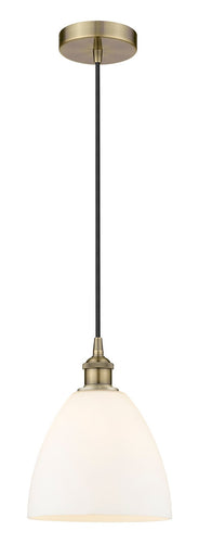 Edison One Light Mini Pendant Antique Brass