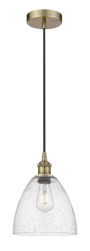 Edison One Light Mini Pendant Antique Brass