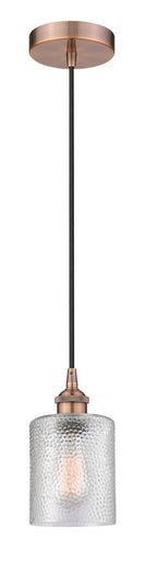 Edison One Light Mini Pendant Antique Copper