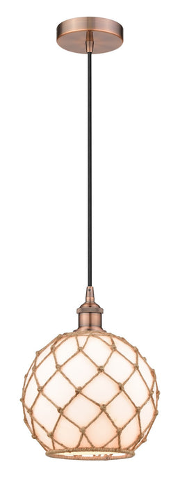 Innovations - 616-1P-AC-G121-10RB - One Light Mini Pendant - Edison - Antique Copper
