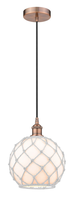 Innovations - 616-1P-AC-G121-10RW - One Light Mini Pendant - Edison - Antique Copper