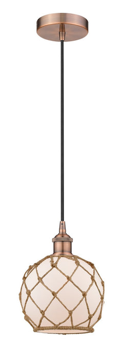 Innovations - 616-1P-AC-G121-8RB - One Light Mini Pendant - Edison - Antique Copper