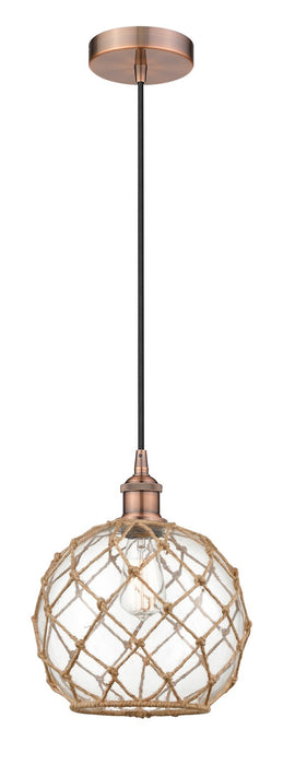Innovations - 616-1P-AC-G122-10RB - One Light Mini Pendant - Edison - Antique Copper