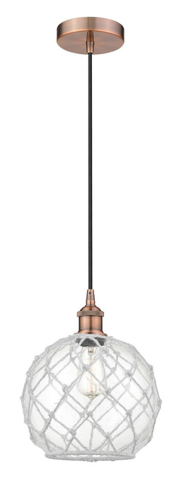 Innovations - 616-1P-AC-G122-10RW - One Light Mini Pendant - Edison - Antique Copper