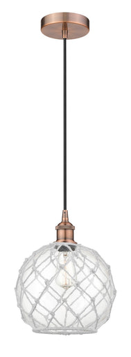 Edison One Light Mini Pendant Antique Copper
