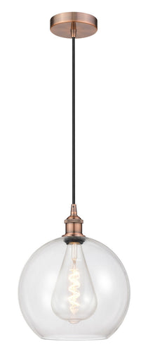Edison One Light Mini Pendant Antique Copper
