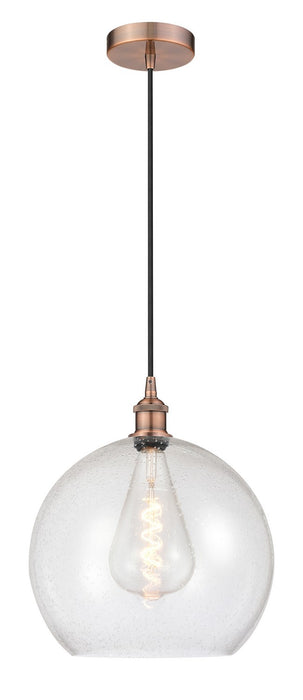 Innovations - 616-1P-AC-G124-14 - One Light Pendant - Edison - Antique Copper