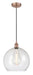 Innovations - 616-1P-AC-G124-14 - One Light Pendant - Edison - Antique Copper