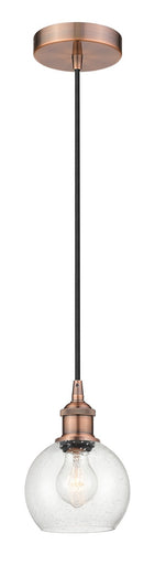 Edison One Light Mini Pendant Antique Copper