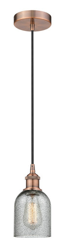 Edison One Light Mini Pendant Antique Copper