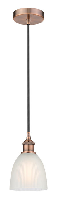 Innovations - 616-1P-AC-G381 - One Light Mini Pendant - Edison - Antique Copper