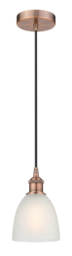 Edison One Light Mini Pendant Antique Copper