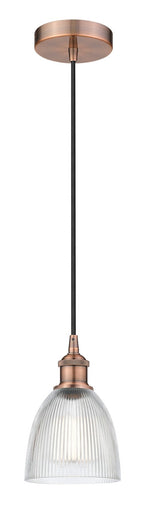 Edison One Light Mini Pendant Antique Copper