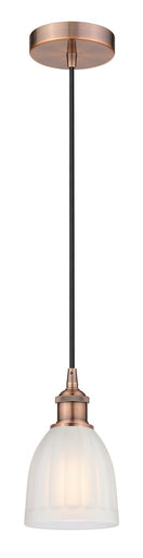 Edison One Light Mini Pendant Antique Copper