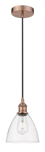 Edison One Light Mini Pendant Antique Copper