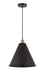 Innovations - 616-1P-BAB-MBC-16-BK - One Light Mini Pendant - Edison - Black Antique Brass