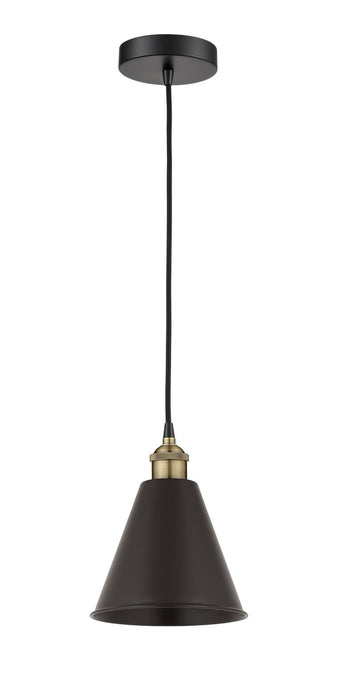Innovations - 616-1P-BAB-MBC-8-BK - One Light Mini Pendant - Edison - Black Antique Brass