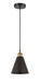 Innovations - 616-1P-BAB-MBC-8-BK - One Light Mini Pendant - Edison - Black Antique Brass