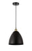 Innovations - 616-1P-BAB-MBD-12-BK - One Light Mini Pendant - Edison - Black Antique Brass