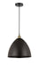 Innovations - 616-1P-BAB-MBD-16-BK - One Light Mini Pendant - Edison - Black Antique Brass