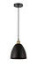Innovations - 616-1P-BAB-MBD-9-BK - One Light Mini Pendant - Edison - Black Antique Brass