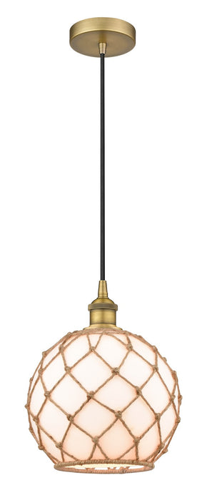 Innovations - 616-1P-BB-G121-10RB - One Light Mini Pendant - Edison - Brushed Brass