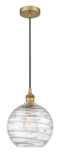 Edison One Light Mini Pendant Brushed Brass