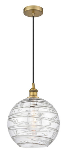 Edison One Light Mini Pendant Brushed Brass
