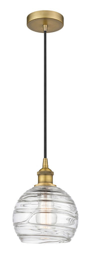 Edison One Light Mini Pendant Brushed Brass