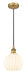 Innovations - 616-1P-BB-G1217-8WV - LED Mini Pendant - Edison - Brushed Brass