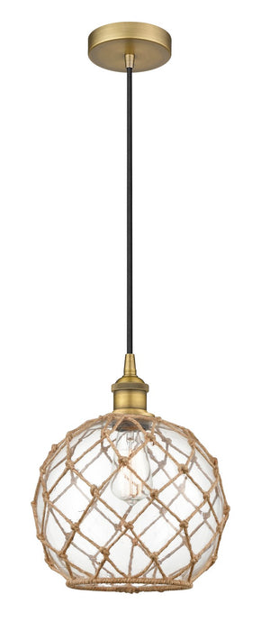 Innovations - 616-1P-BB-G122-10RB - One Light Mini Pendant - Edison - Brushed Brass