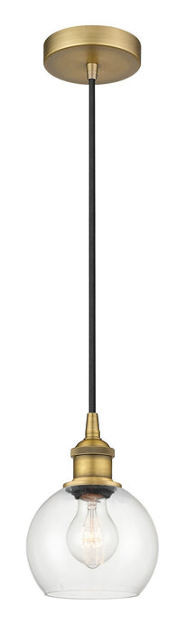 Innovations - 616-1P-BB-G122-6 - One Light Mini Pendant - Edison - Brushed Brass