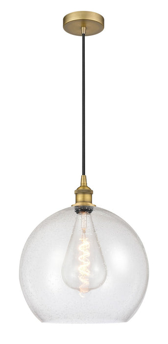 Innovations - 616-1P-BB-G124-14 - One Light Pendant - Edison - Brushed Brass