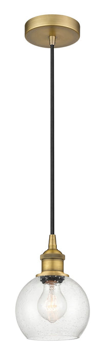 Innovations - 616-1P-BB-G124-6 - One Light Mini Pendant - Edison - Brushed Brass