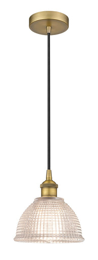 Edison One Light Mini Pendant Brushed Brass