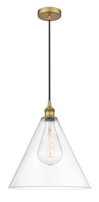 Innovations - 616-1P-BB-GBC-162 - One Light Pendant - Edison - Brushed Brass