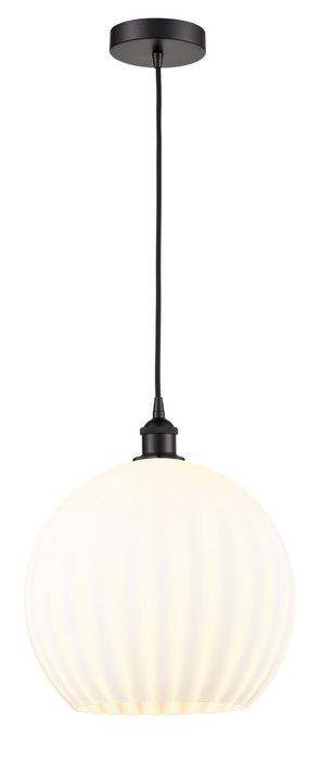 Innovations - 616-1P-BK-G1217-14WV - LED Pendant - Edison - Matte Black