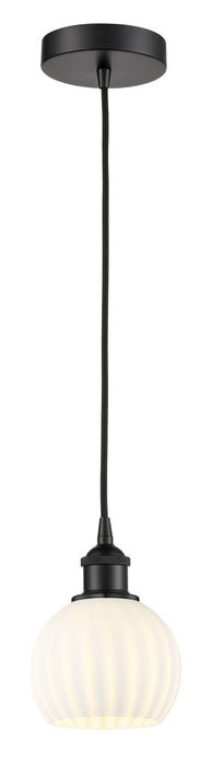 Innovations - 616-1P-BK-G1217-6WV - LED Mini Pendant - Edison - Matte Black