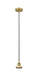 Innovations - 616-1PH-BB - One Light Pendant - Downtown Urban - Brushed Brass