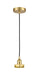 Innovations - 616-1PH-SG - One Light Pendant - Downtown Urban - Satin Gold