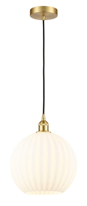 Innovations - 616-1P-SG-G1217-12WV - LED Mini Pendant - Edison - Satin Gold