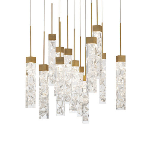 Modern Forms - PD-78013S-AB - LED Pendant - Minx - Aged Brass