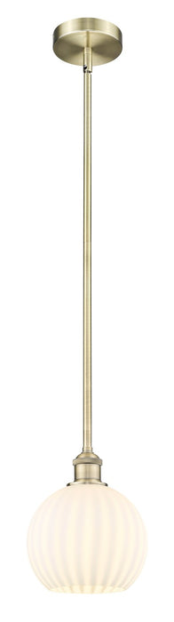 Innovations - 616-1S-AB-G1217-8WV - LED Mini Pendant - Edison - Antique Brass