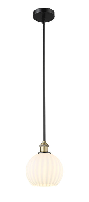 Innovations - 616-1S-BAB-G1217-8WV - LED Mini Pendant - Edison - Black Antique Brass