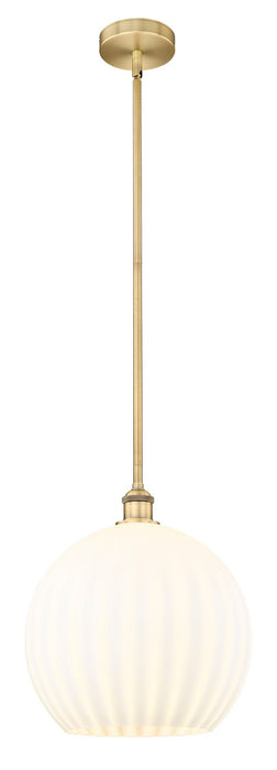 Innovations - 616-1S-BB-G1217-14WV - LED Pendant - Edison - Brushed Brass