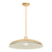 Hudson Valley - 1272-VGL/SSD - One Light Pendant - Oneida - Vintage Gold Leaf/Soft Sand